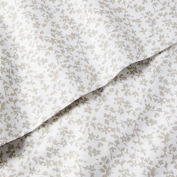 Ralph Lauren Home Spencer Grey Sateen Floral King Sheet Set NWT - Picture 4 of 7